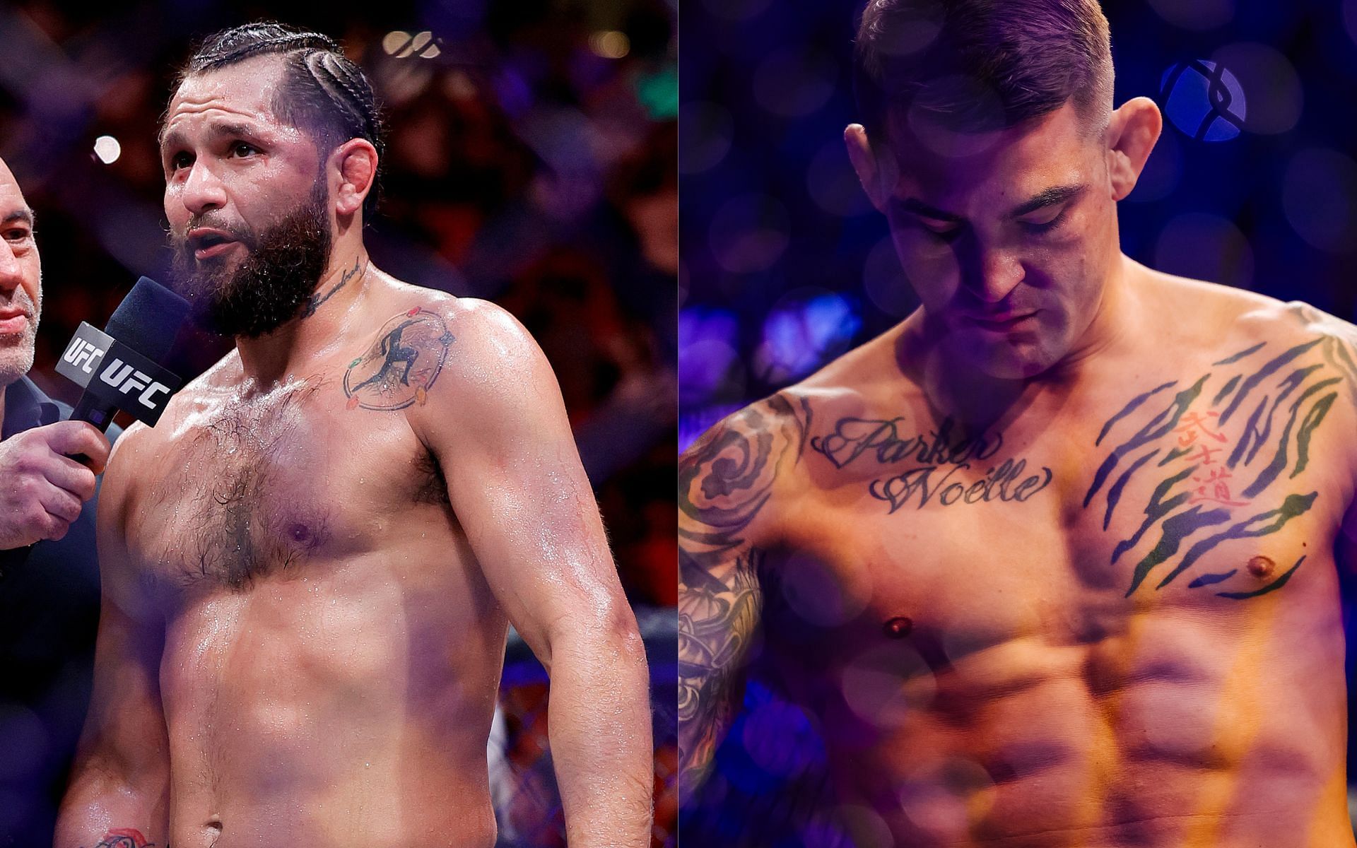 Jorge Masvidal (left) and Dustin Poirier (right) (Image credits Getty Images)