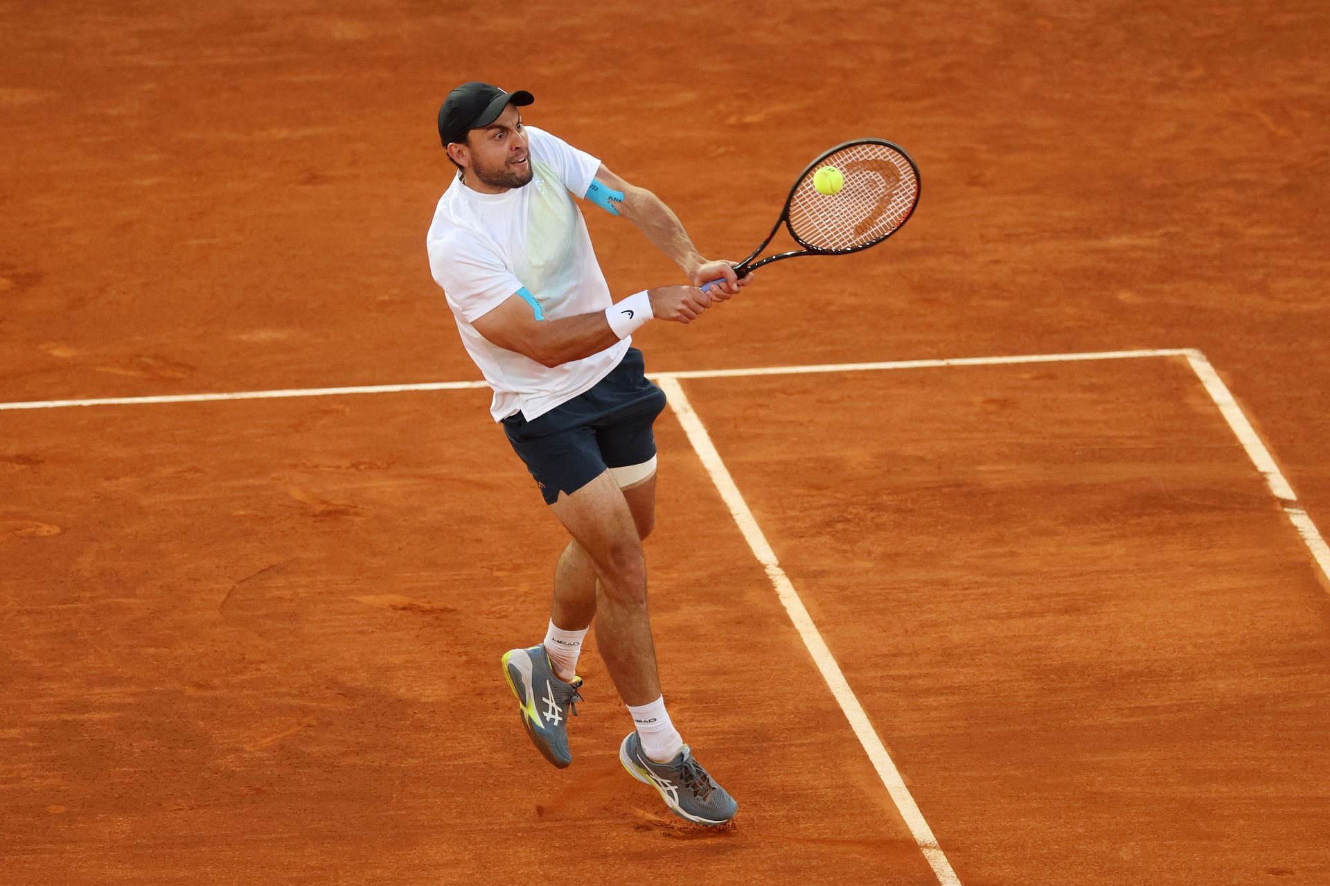 Aslan Karatsev at the 2023 Madrid Open