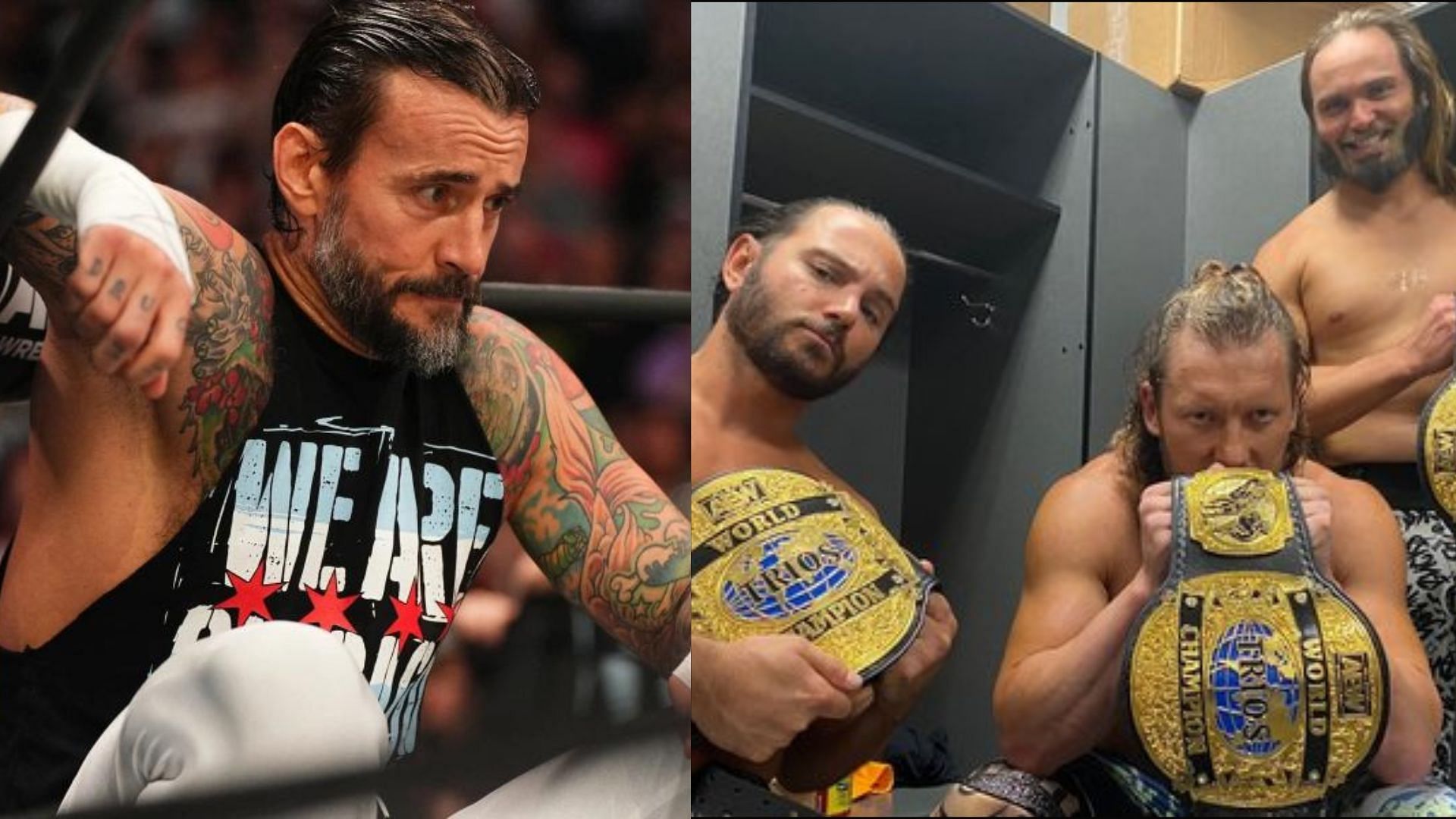 CM Punk and The Elite are both signed to AEW