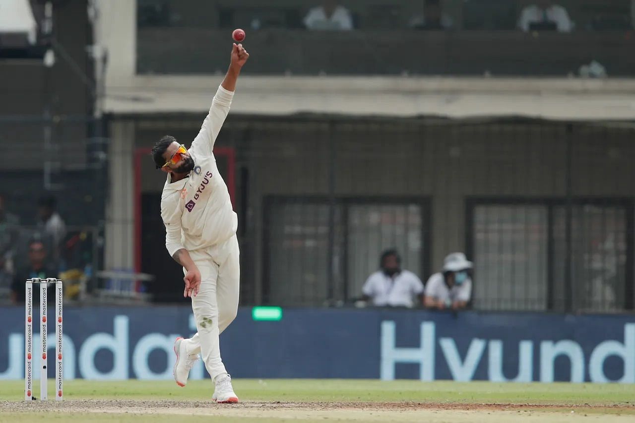 Ravindra Jadeja picked up the only wicket to fall in the West Indies first innings. [P/C: BCCI]