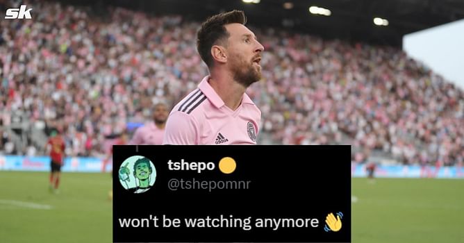 "Messi off TV off", "Never do that again" - Fans react as Lionel Messi gets substituted after an incredible performance for Inter Miami
