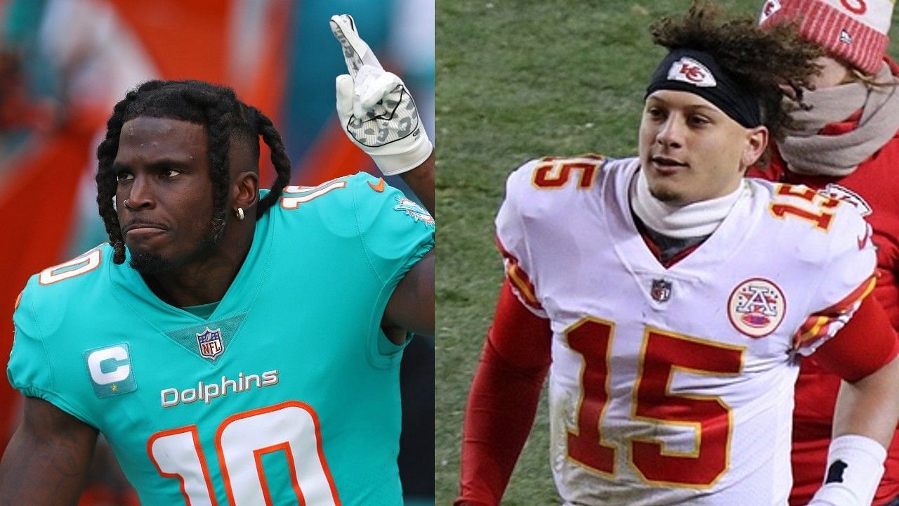 Wide receiver Tyreek Hill subtly took a dig at Patrick Mahomes and the Kansas City Chiefs.