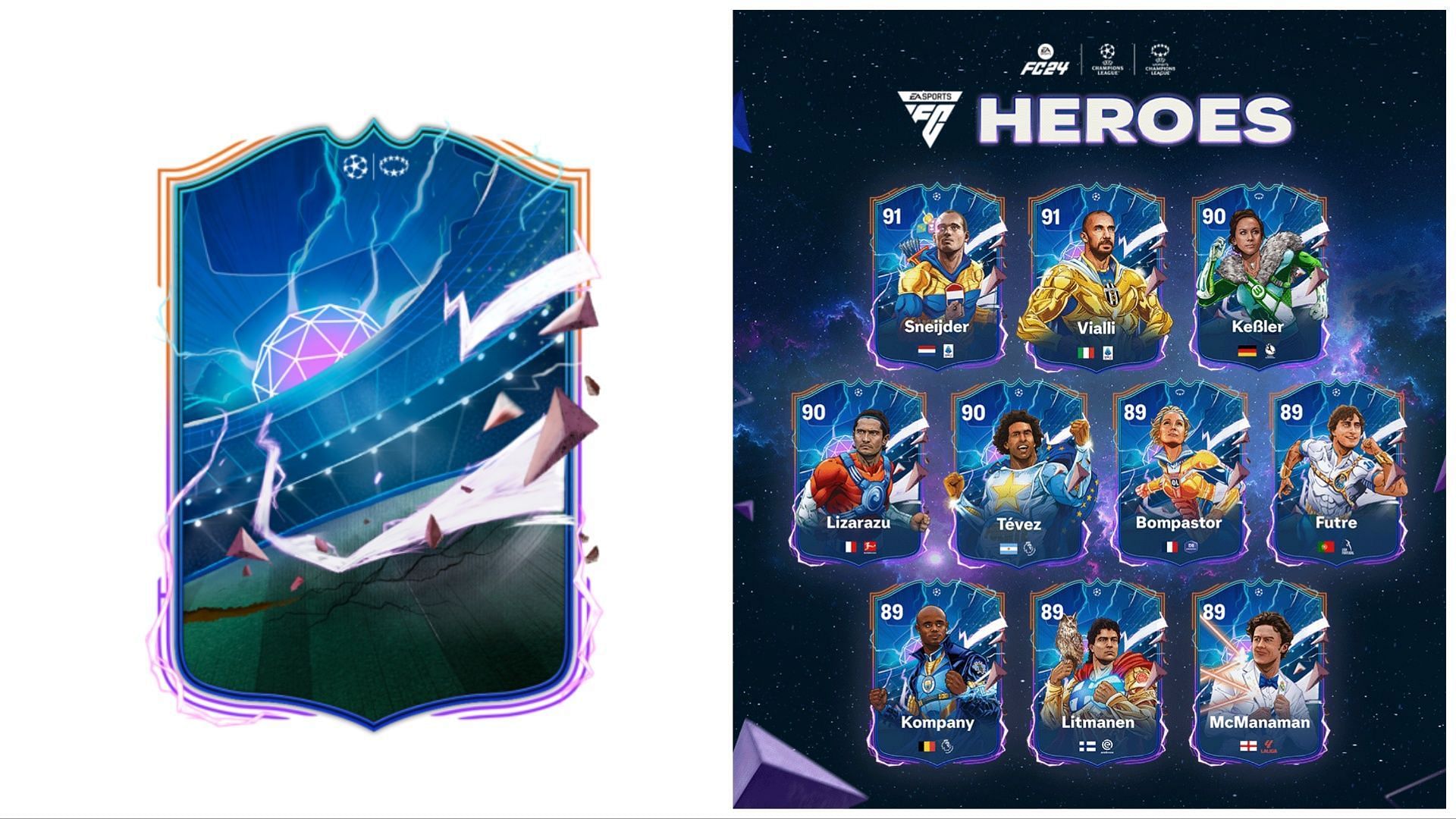 FC 24: UCL Heroes Available In UT NOW!