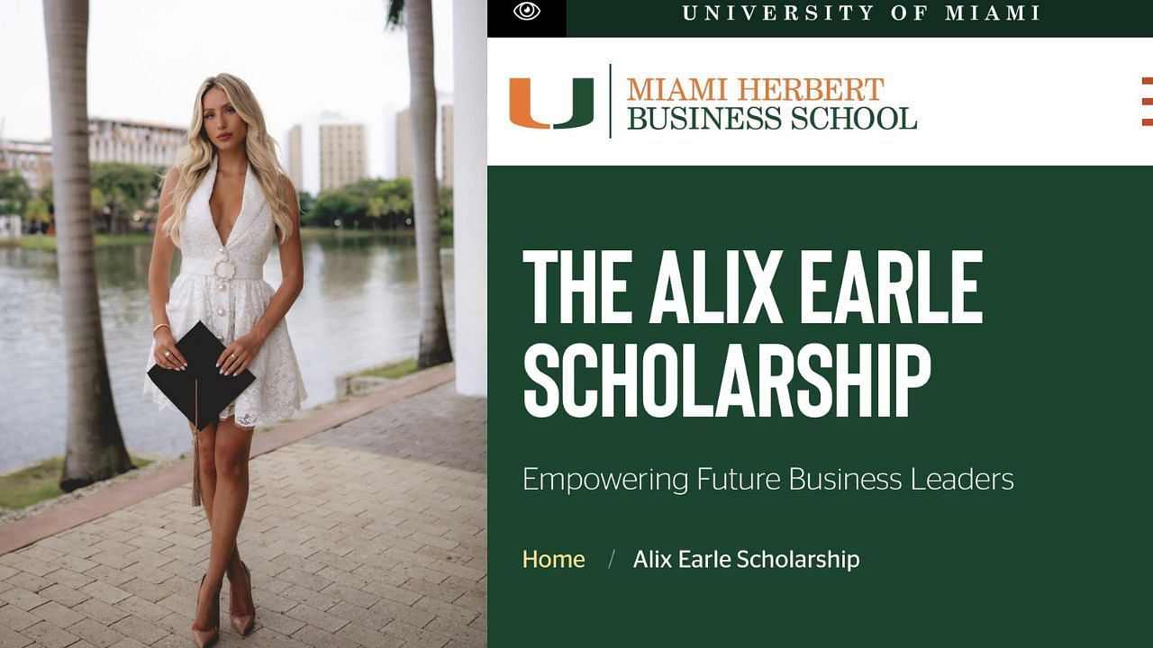 Alix Earle graduating from the University of Miami