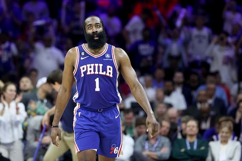 Philadelphia 76ers star guard James Harden