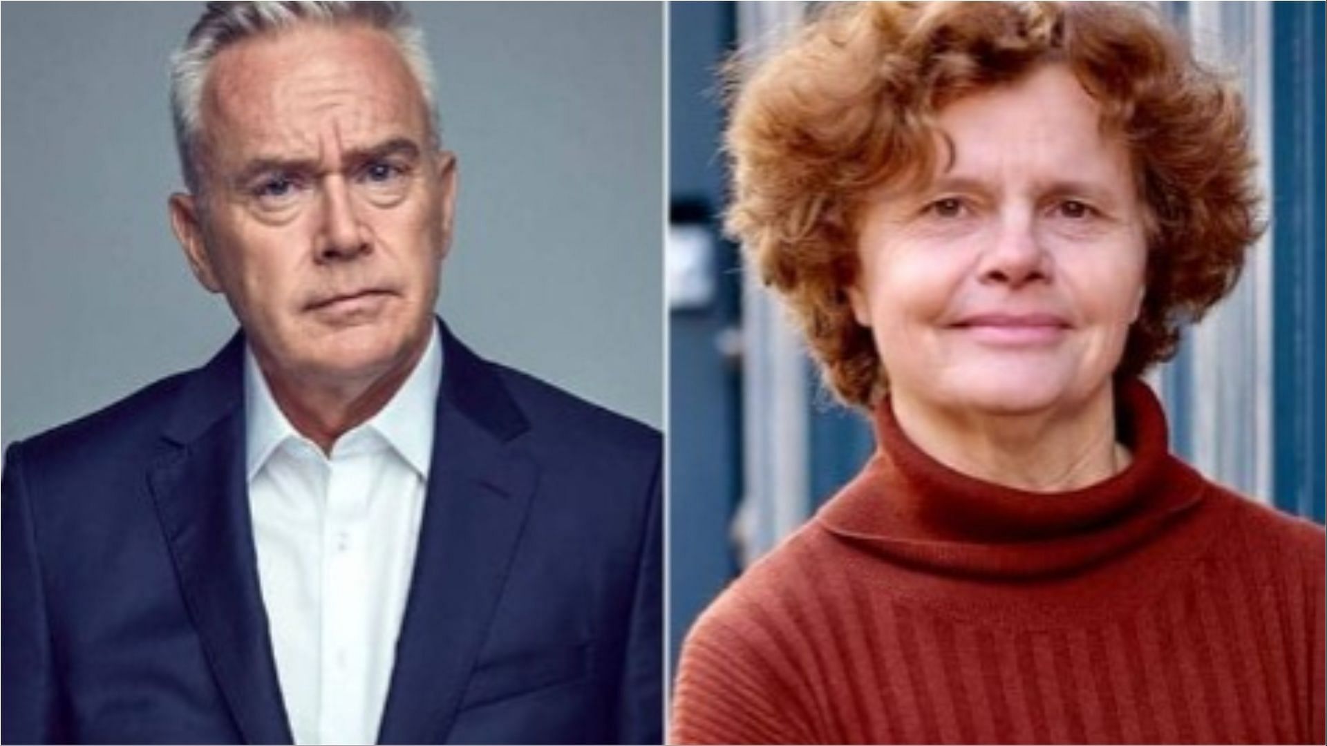 Huw Edwards&#039; wife also worked at the BBC (Image via ShoaibK18320063/Twitter)