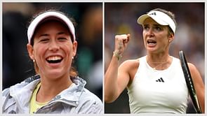 "Inspiring" - Garbine Muguruza awestruck after watching Elina Svitolina's intense training session from close quarters