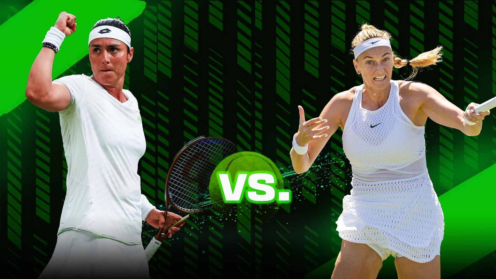 Ons Jabeur vs Petra Kvitova is one of the fourth-round matches at the 2023 Wimbledon.