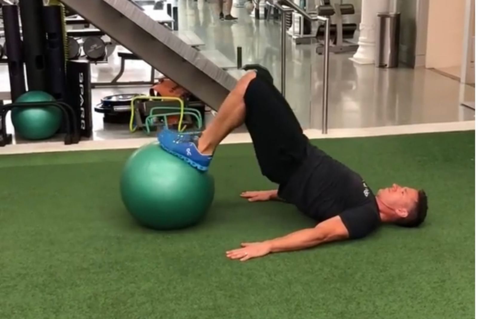 Swiss ball leg curl A killer exercise for your next leg day