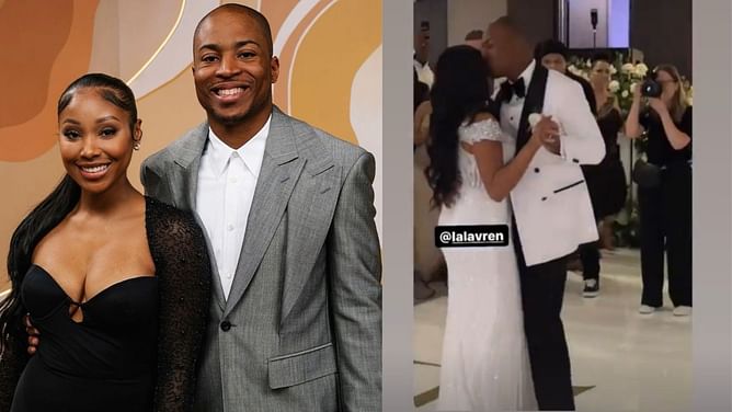 IN PHOTOS: Tyler Lockett's wife Lauren shares breathtaking wedding photos with Seahawks WR