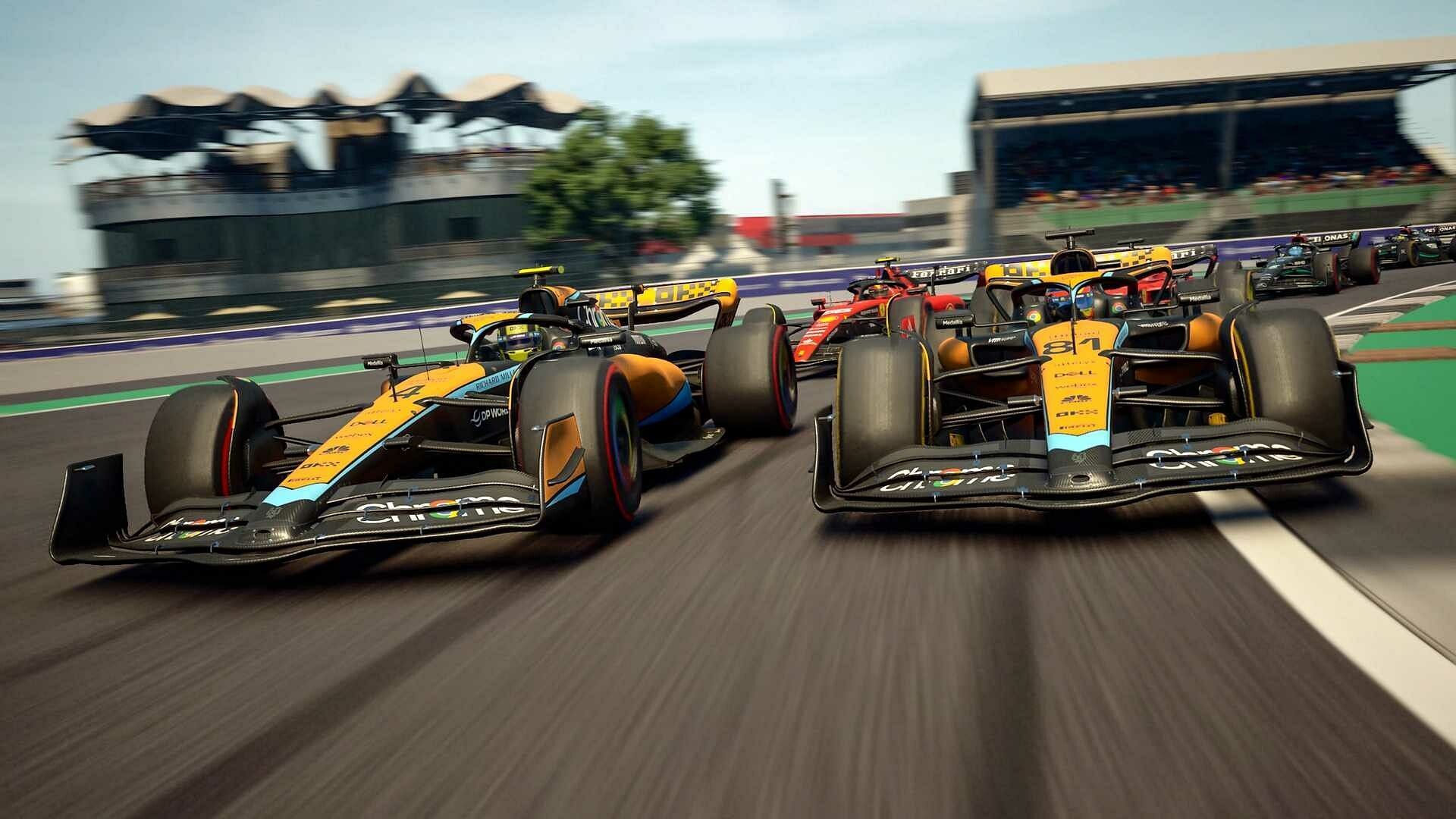 F1 Manager 2023 includes all the licensed drivers (Image via Steam)