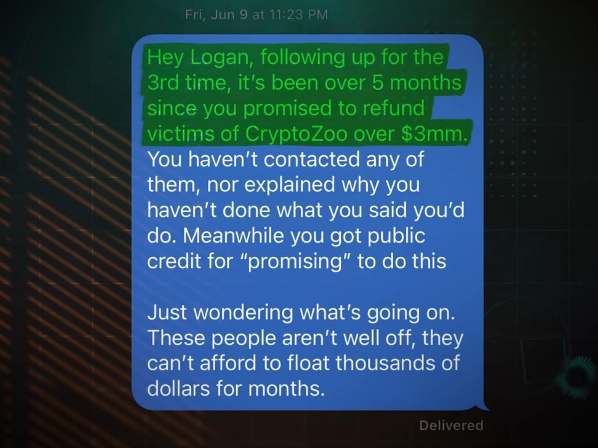 Stephen discloses private DMs (Image via YouTube)