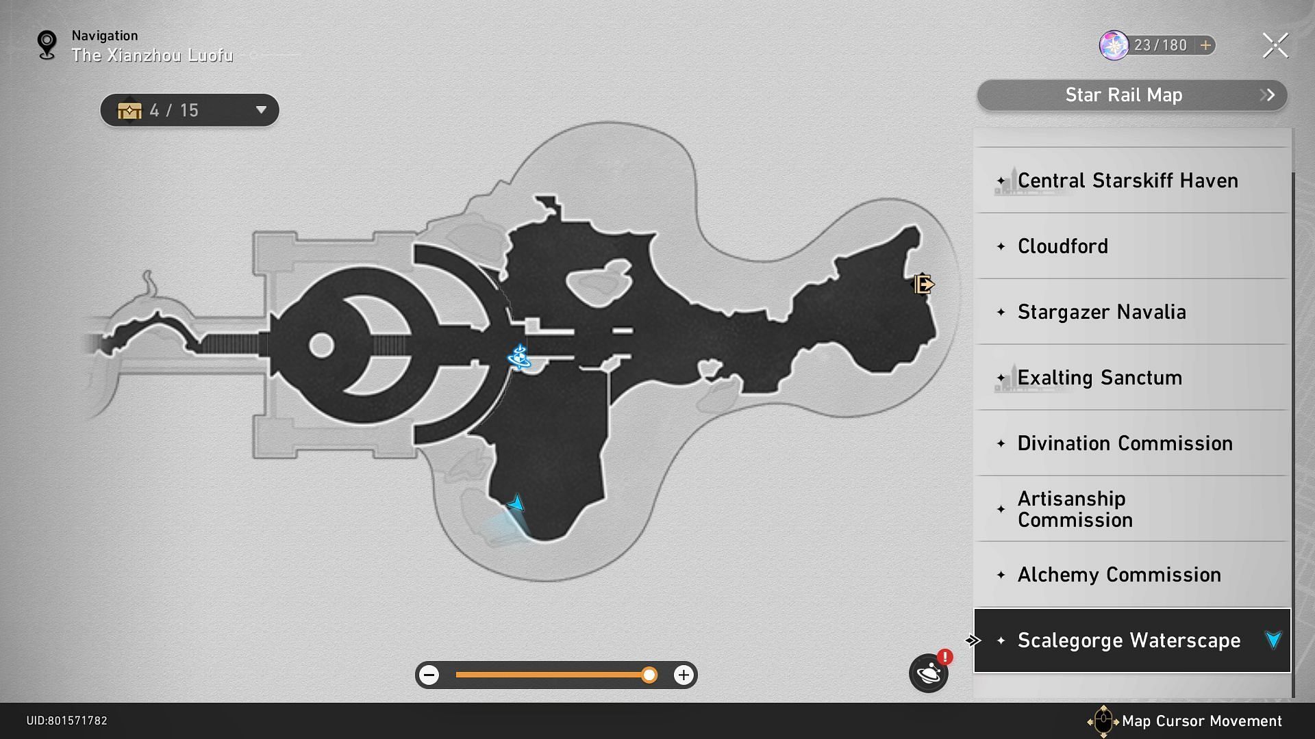 Honkai Star Rail Divination Commission Interactive Map