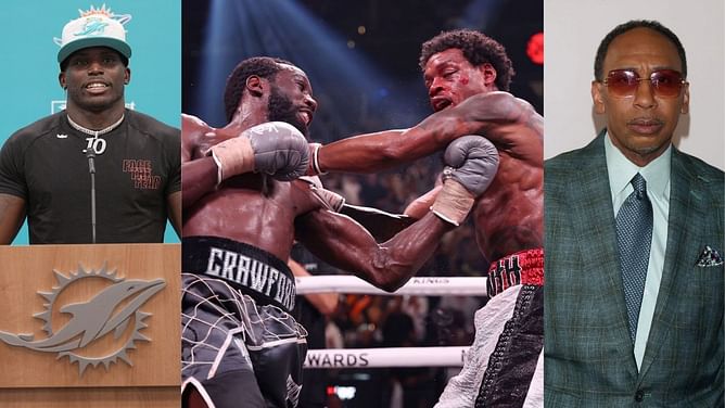 Tyreek Hill, Stephen A Smith and NFL world left stunned as Terence Crawford knocks out Errol Spence Jr.