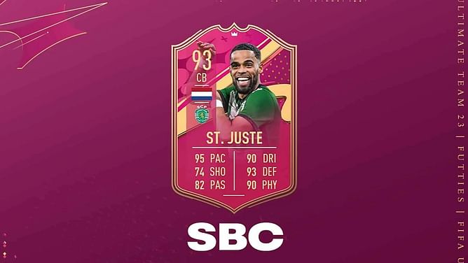 FIFA 23 Jeremiah St. Juste Futties SBC - How to complete, cost, and more