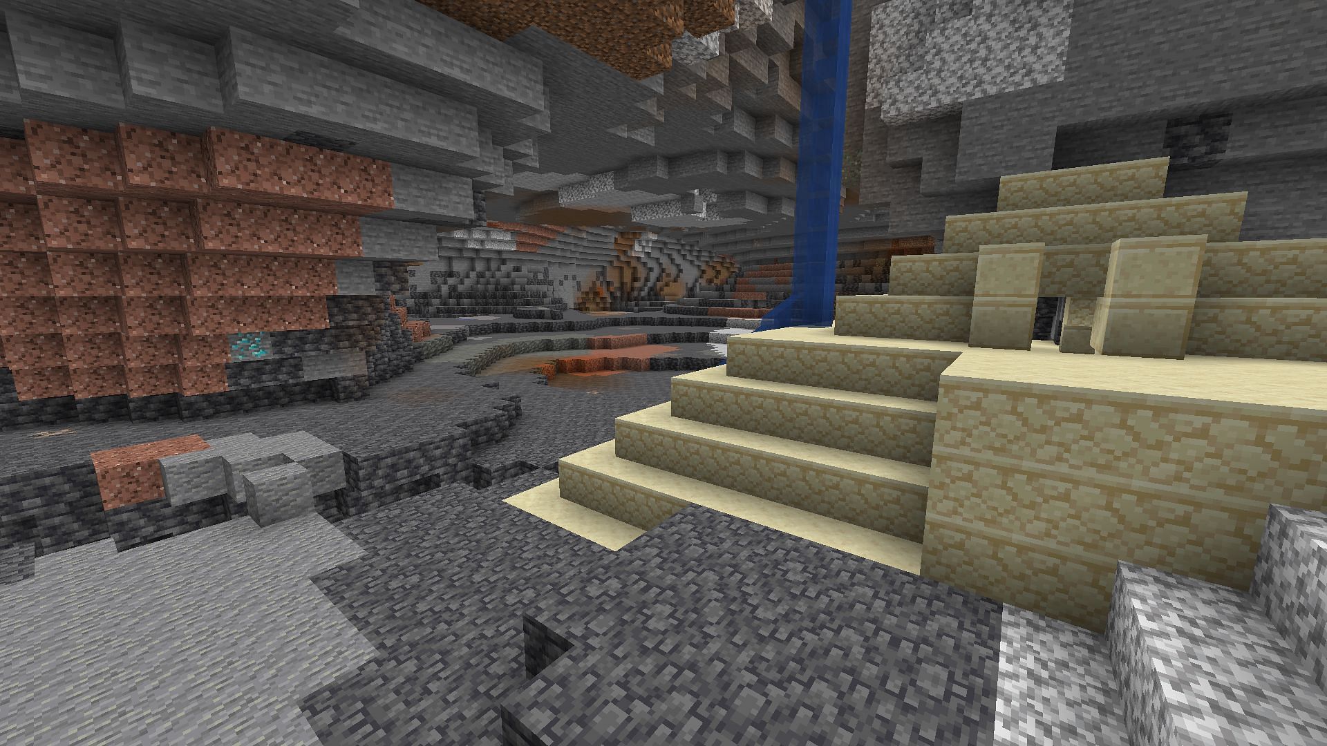 Minecraft fans will have to travel to find these diamonds, but the trip may be worth it. (Image via Mojang)
