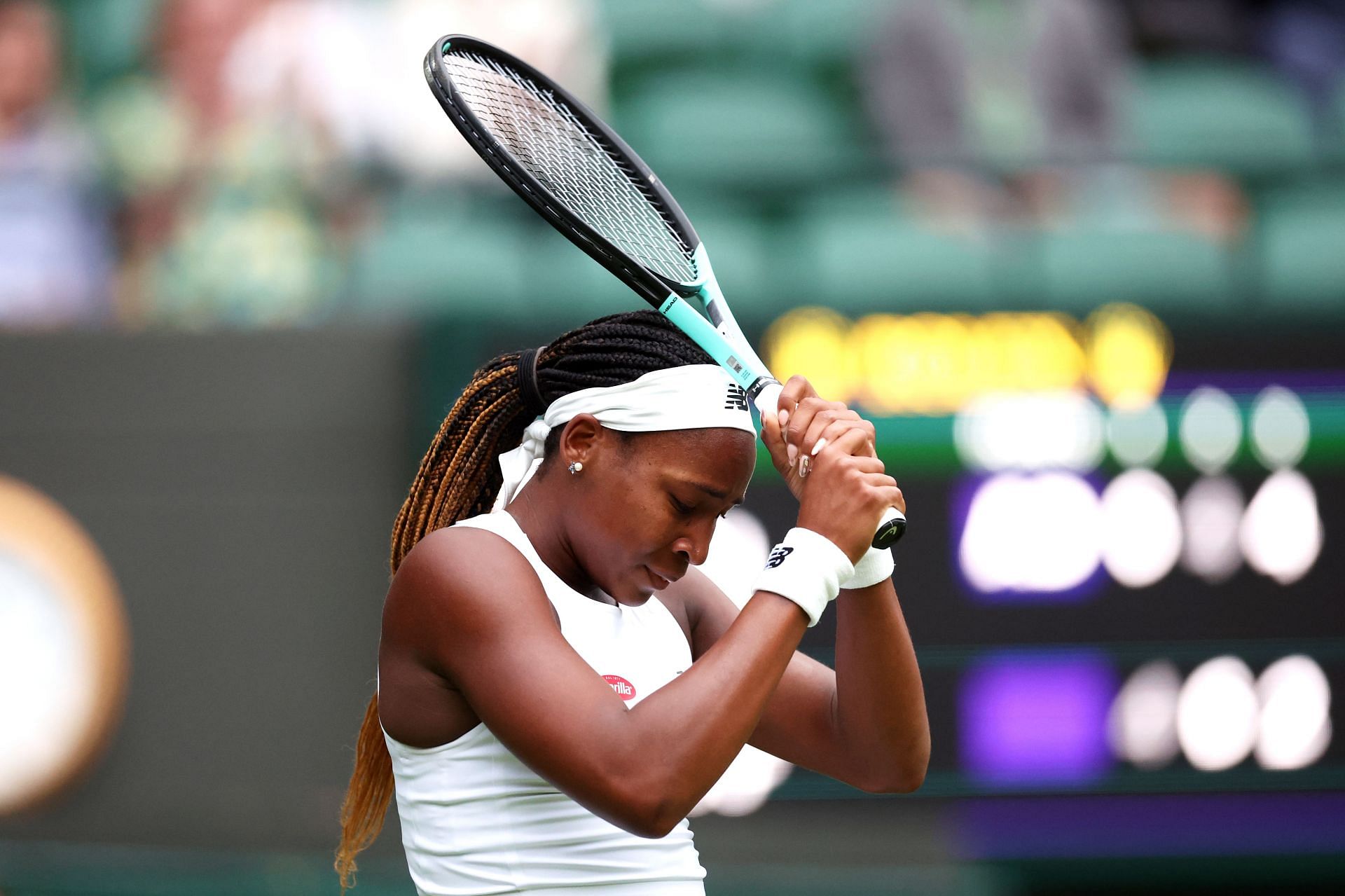 Coco Gauff suffered an early exit at Wimbledon 2023