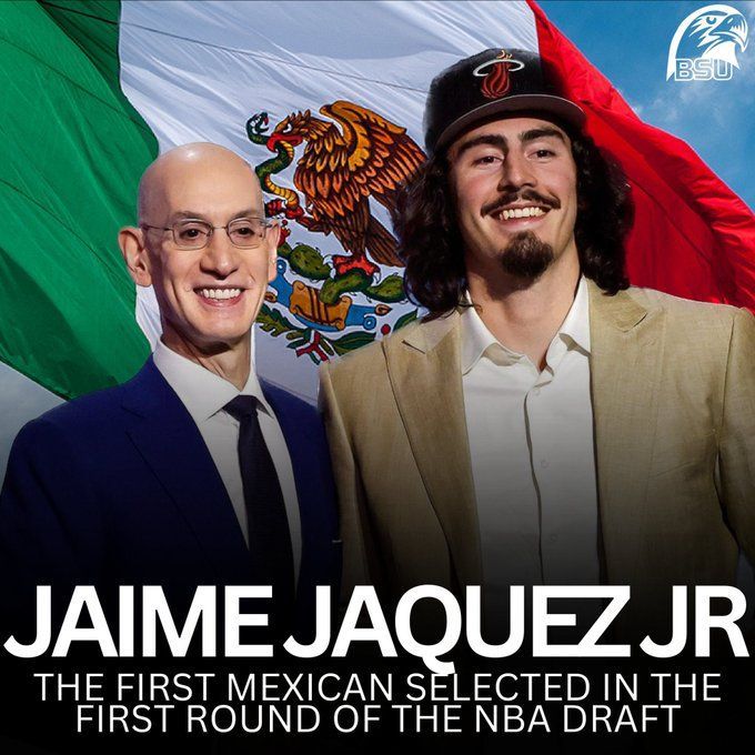 Jaime Jaquez Jr., first Mexican selected in the first round of the NBA Draft,  is the newest player for the Miami Heat