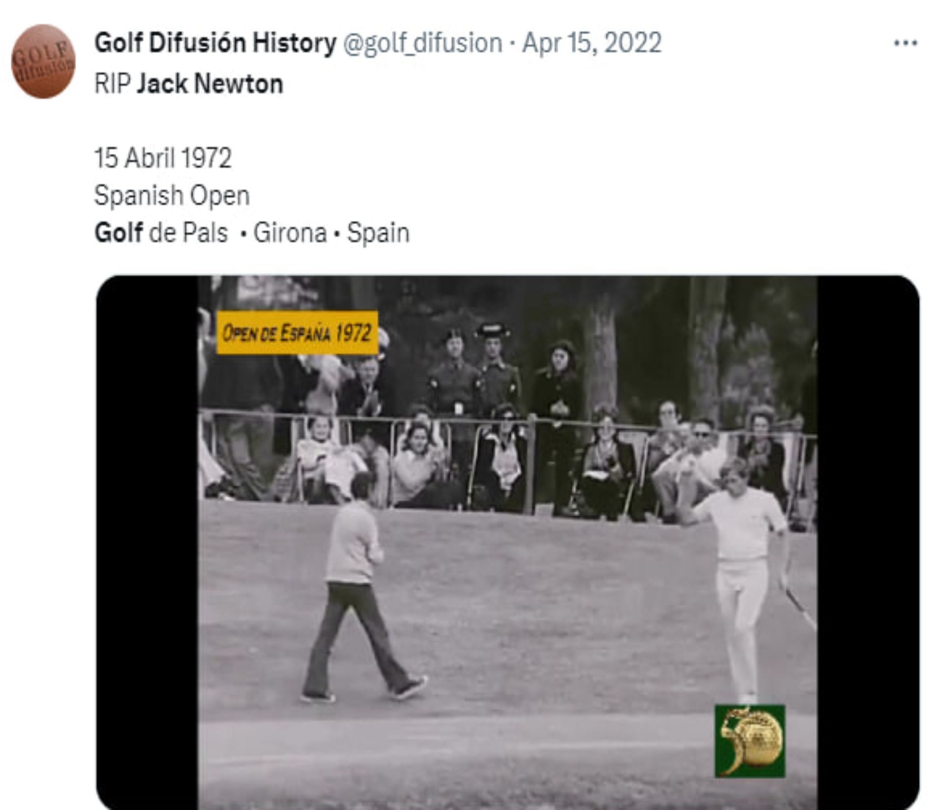 Jack Newton, 1972 (Image via Twitter @golf_difusion).