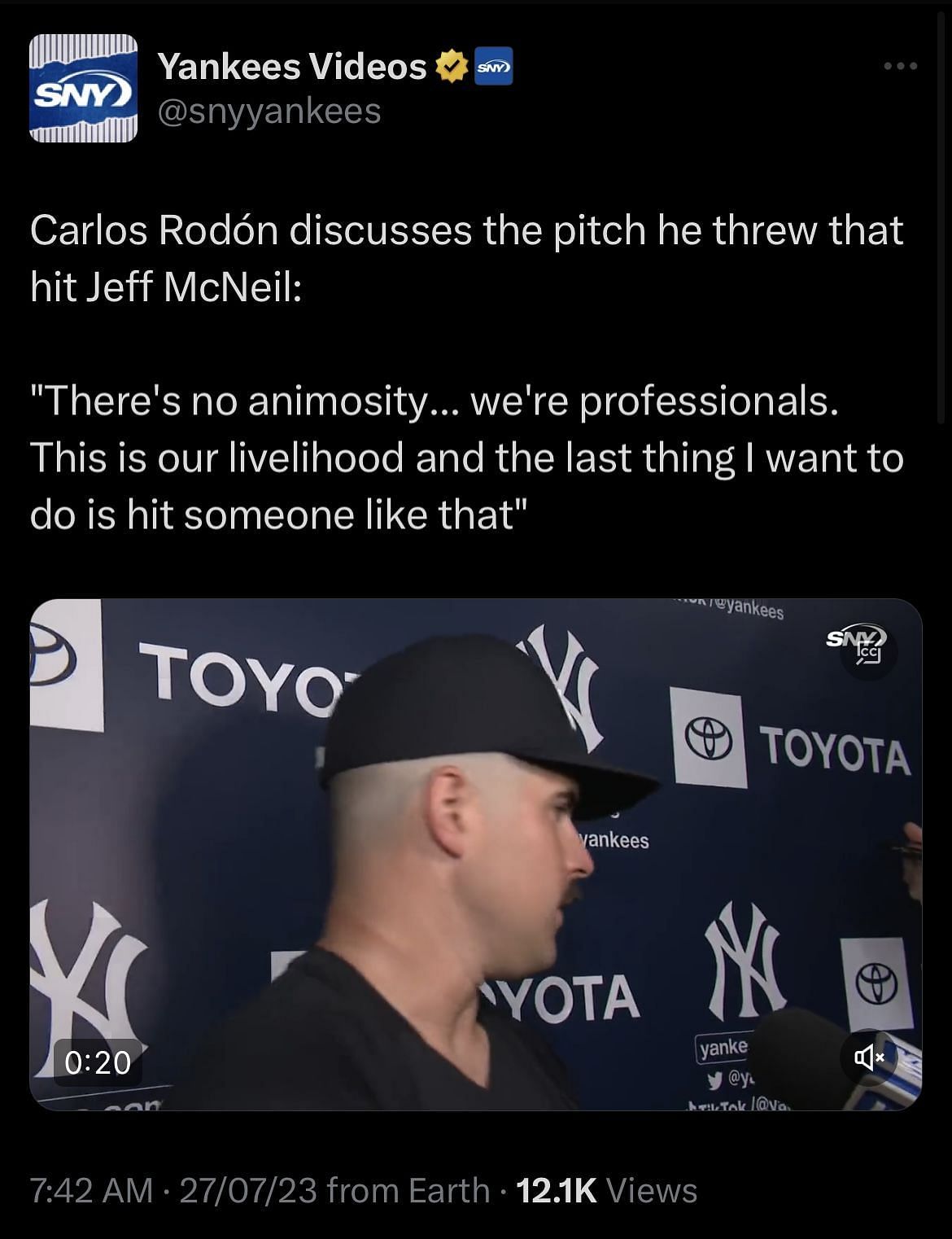 Carlos Rodon first start: Yankees SP goes 5.1 strong innings in