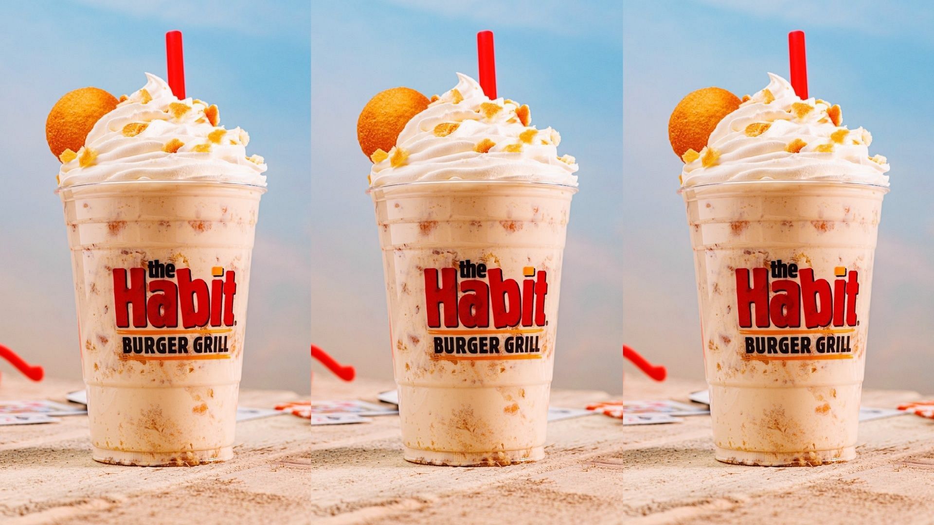 The new Banana Wafer Shake has been available on the menu since the first week of July (Image via The Habit Burger Grill)