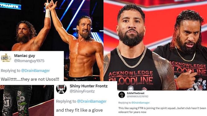 "Waiiitttt....they are not Usos!!!" - Twitter erupts after new members of Bullet Club Gold are officially announced on AEW Collision