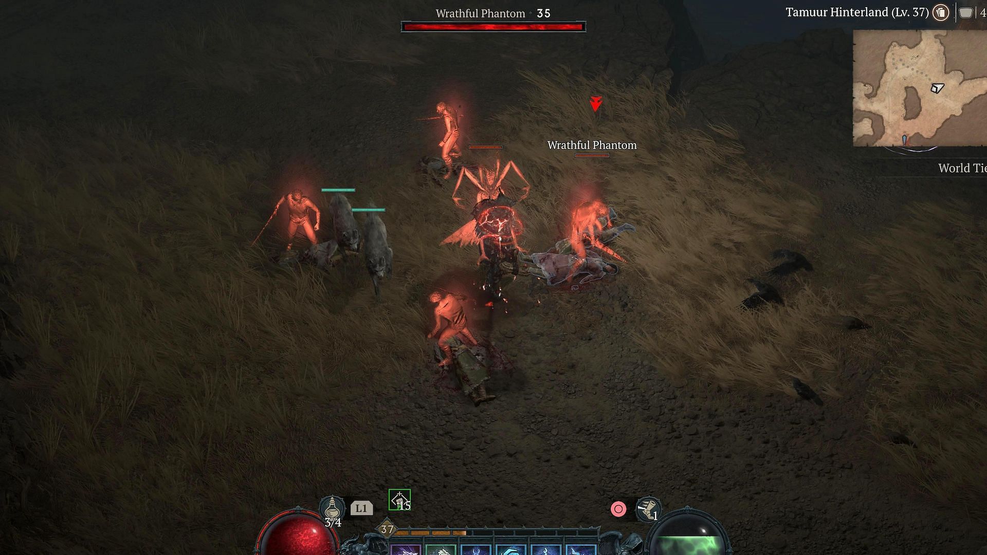 Wraiths can significantly slow down players (Image via Diablo 4)