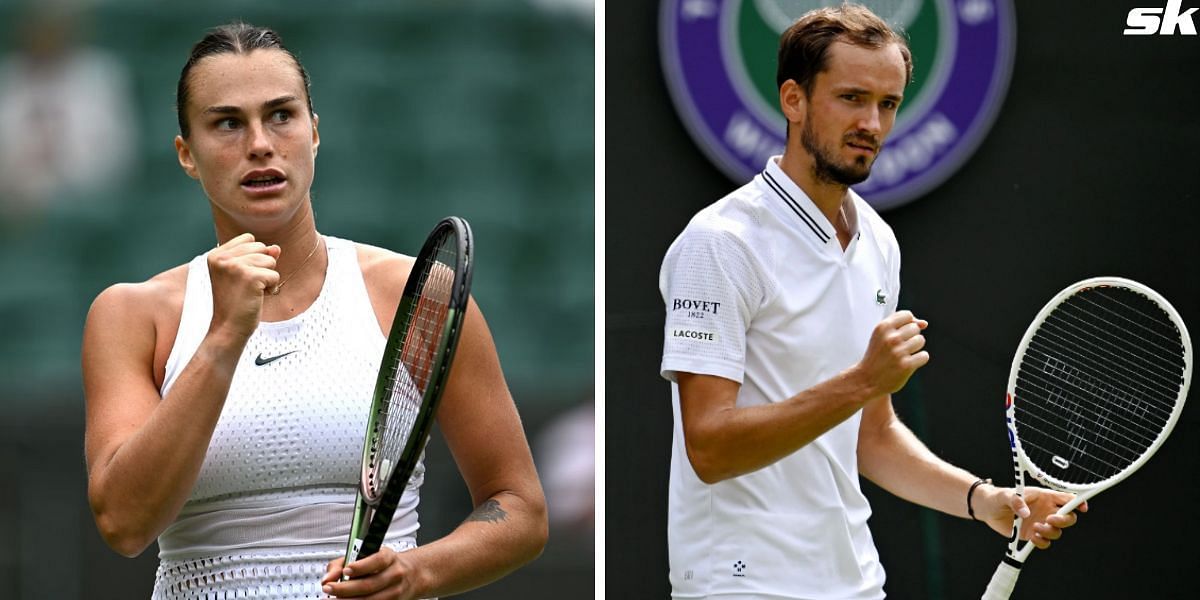 Aryna Sabalenka and Daniil Medvedev both reached the Wimbledon quarterfinals