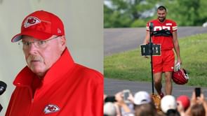 Chiefs HC Andy Reid addresses Travis Kelce throwing punches on teammate during training camp
