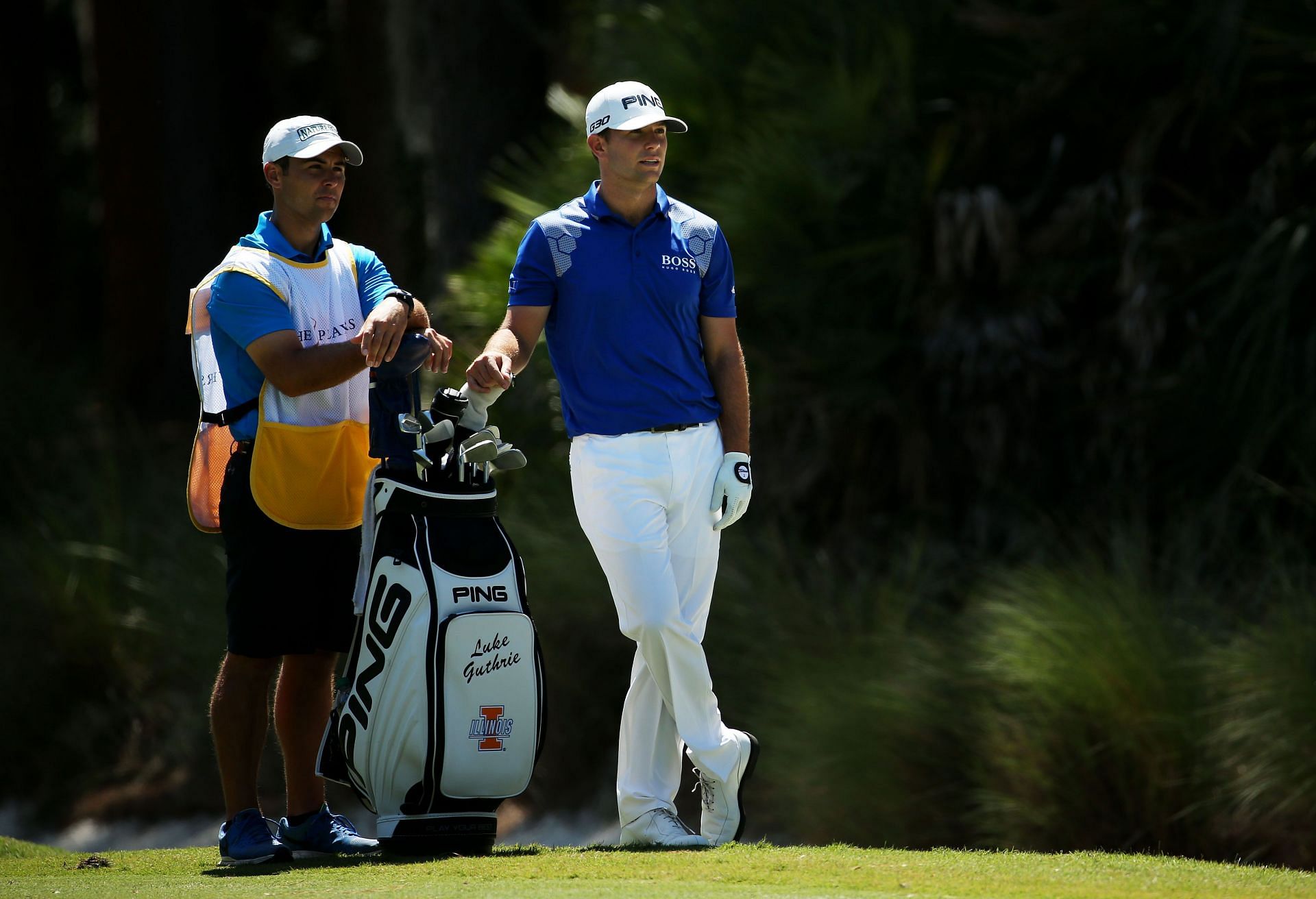 Zach Guthrie with his brother Luke Guthrie at THE PLAYERS Championship (Image via Getty)