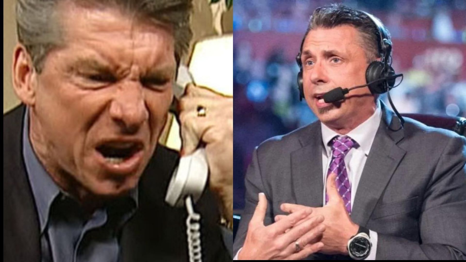 Vince McMahon and Michael Cole are both part of WWE