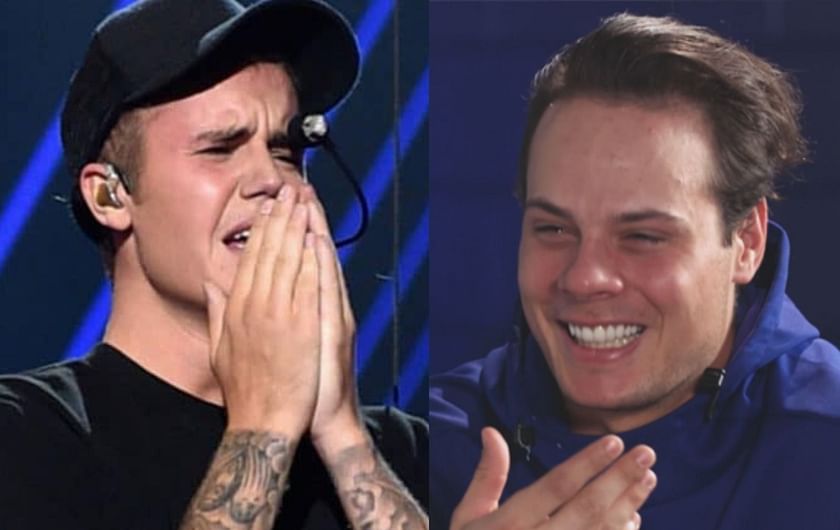 Justin Bieber Hangs With Auston Matthews In Leafs Locker Room On