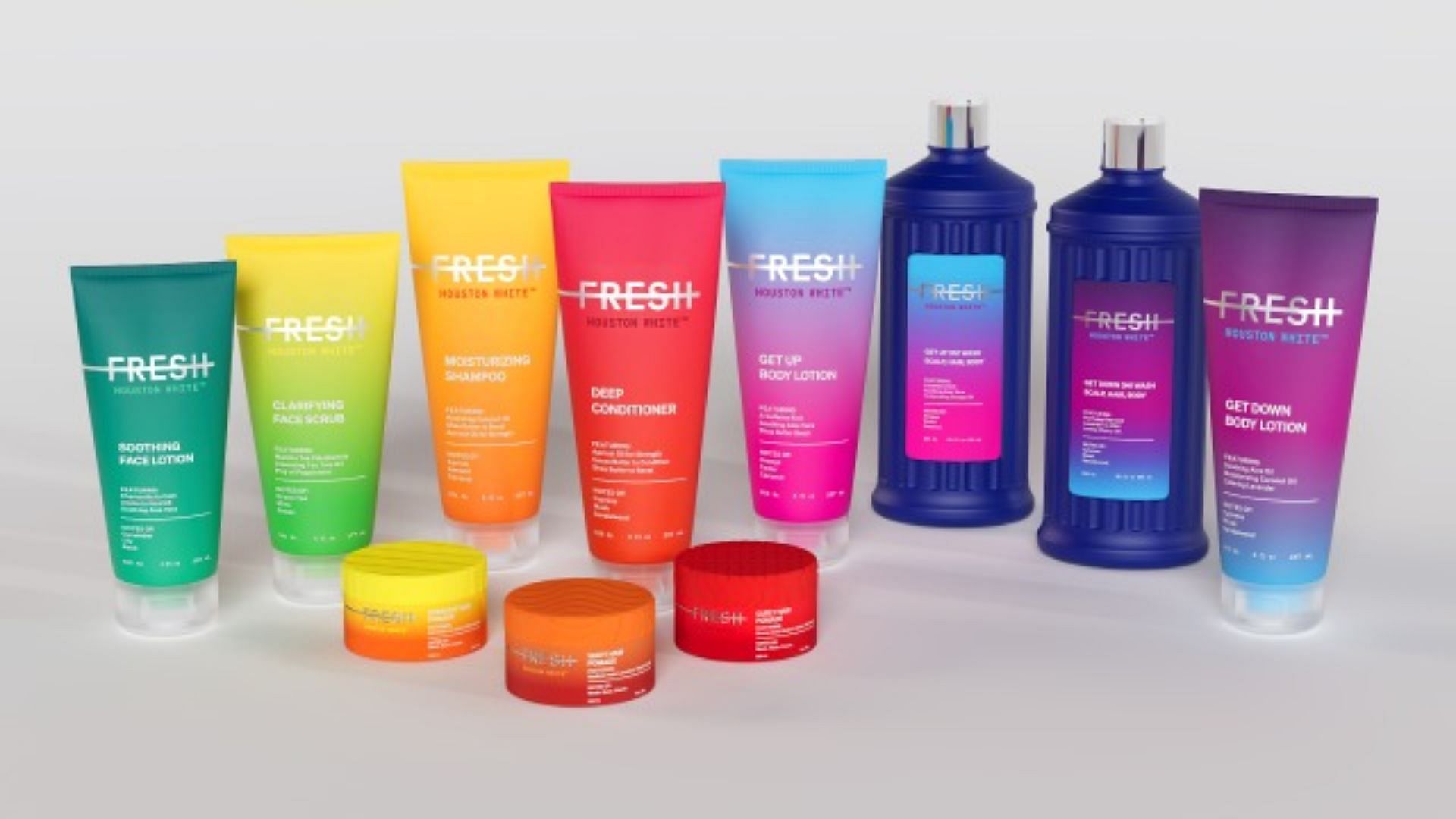 Fresh Houston White&#039;s skincare ranges (image via yahoo news.com0