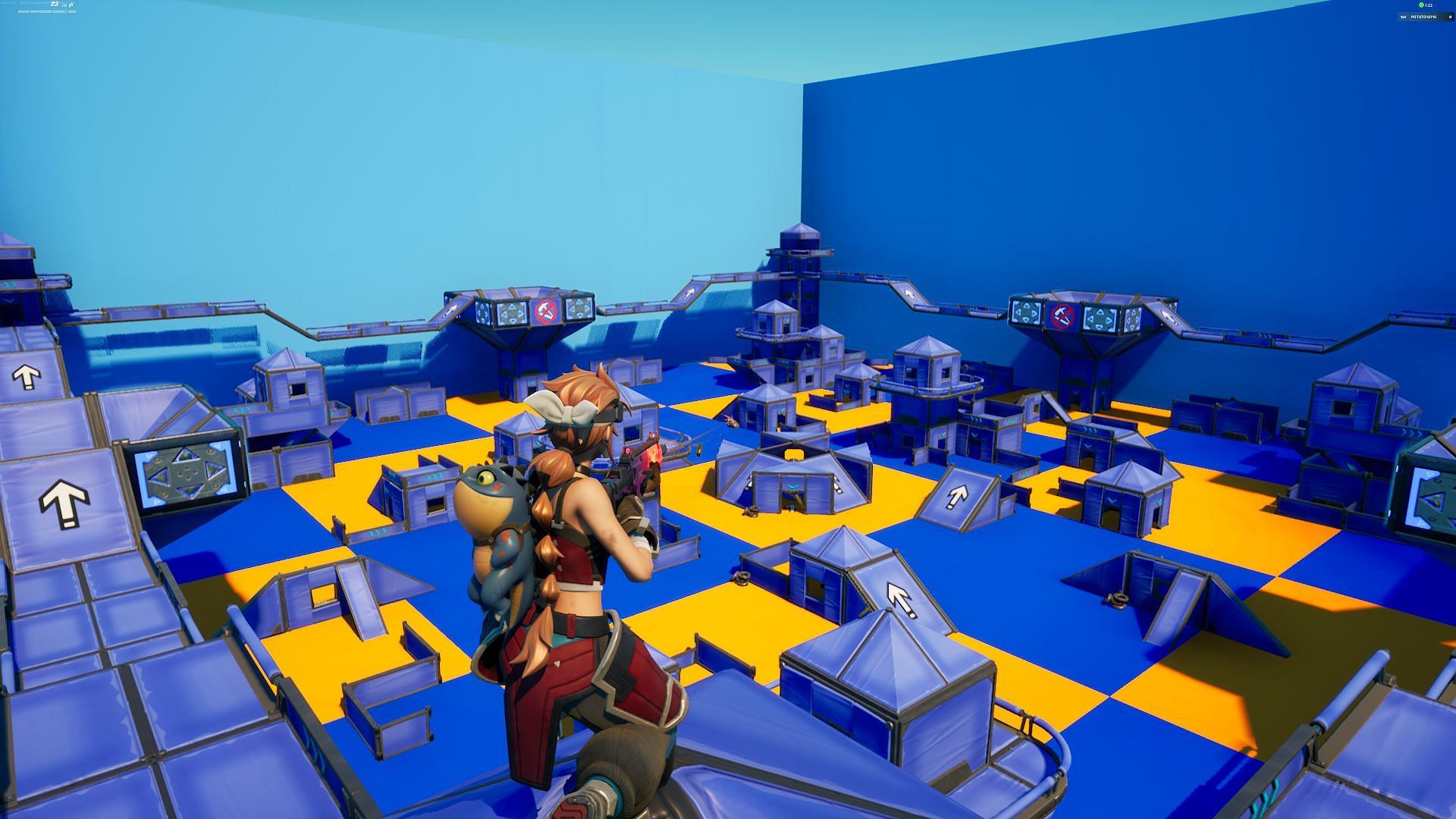 The Pit - Zero Build has been made using Unreal Engine for Fortnite in Creative 2.0 (Image via Epic Games/Fortnite)