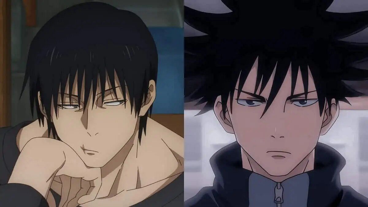 Jujutsu Kaisen characters Toji and Megumi Fushiguro and how they are related (Image via MAPPA).