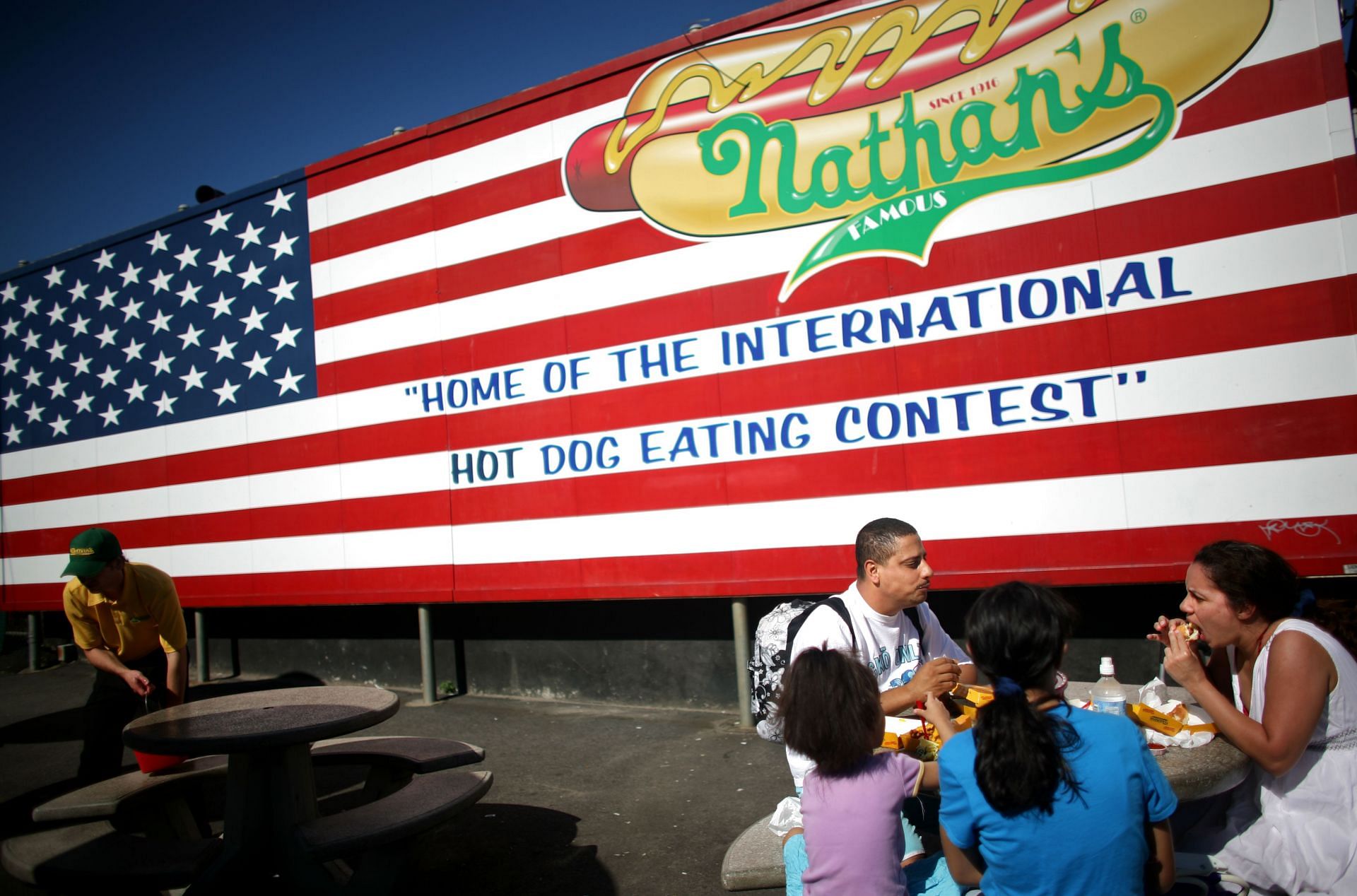 Champions Compete In Nathan&#039;s Annual Hot Dog Eating Contest