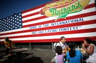 Champions Compete In Nathan's Annual Hot Dog Eating Contest
