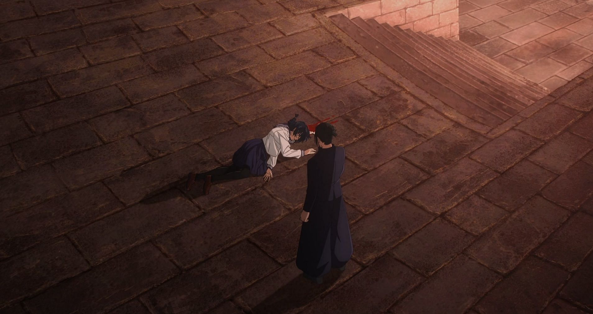 Riko&#039;s death in the Tombs of the Star (Image via MAPPA)