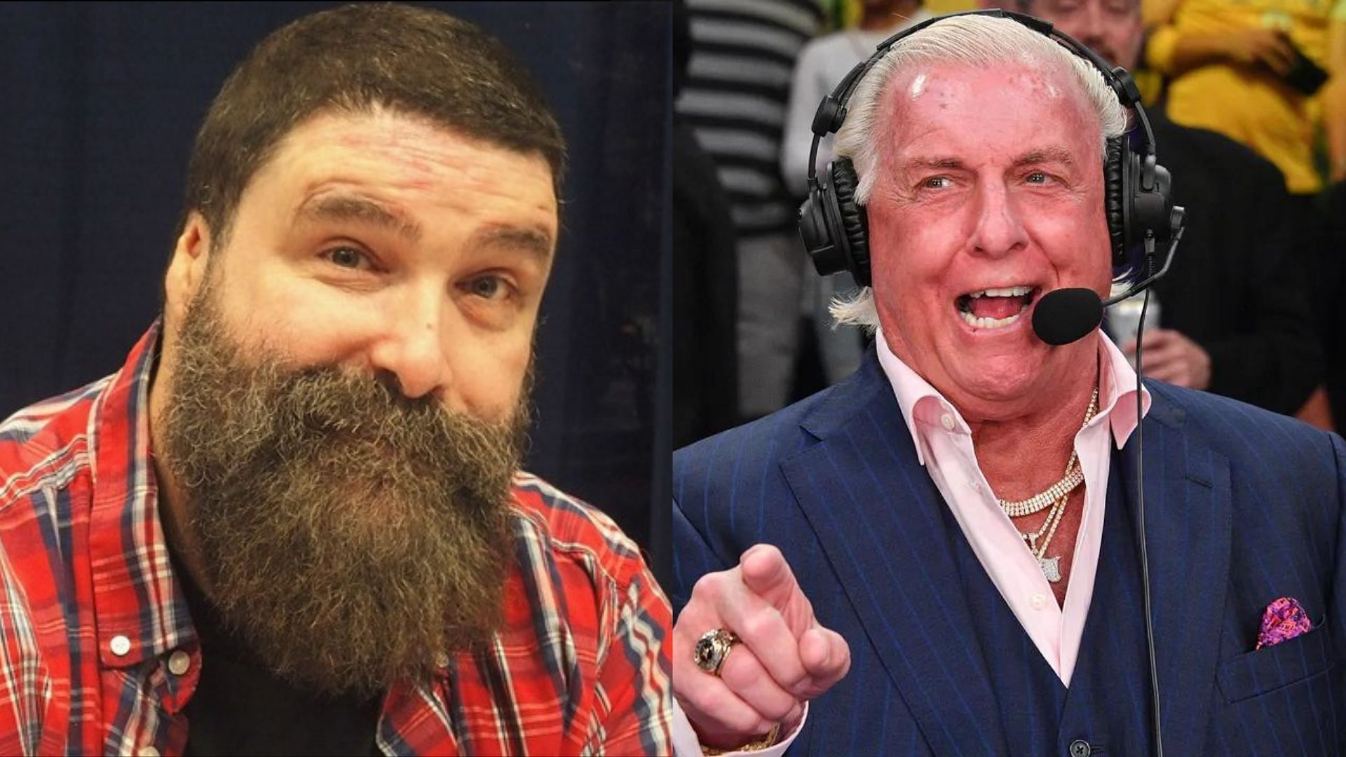Mick Foley and Ric Flair are WWE Hall of Famers