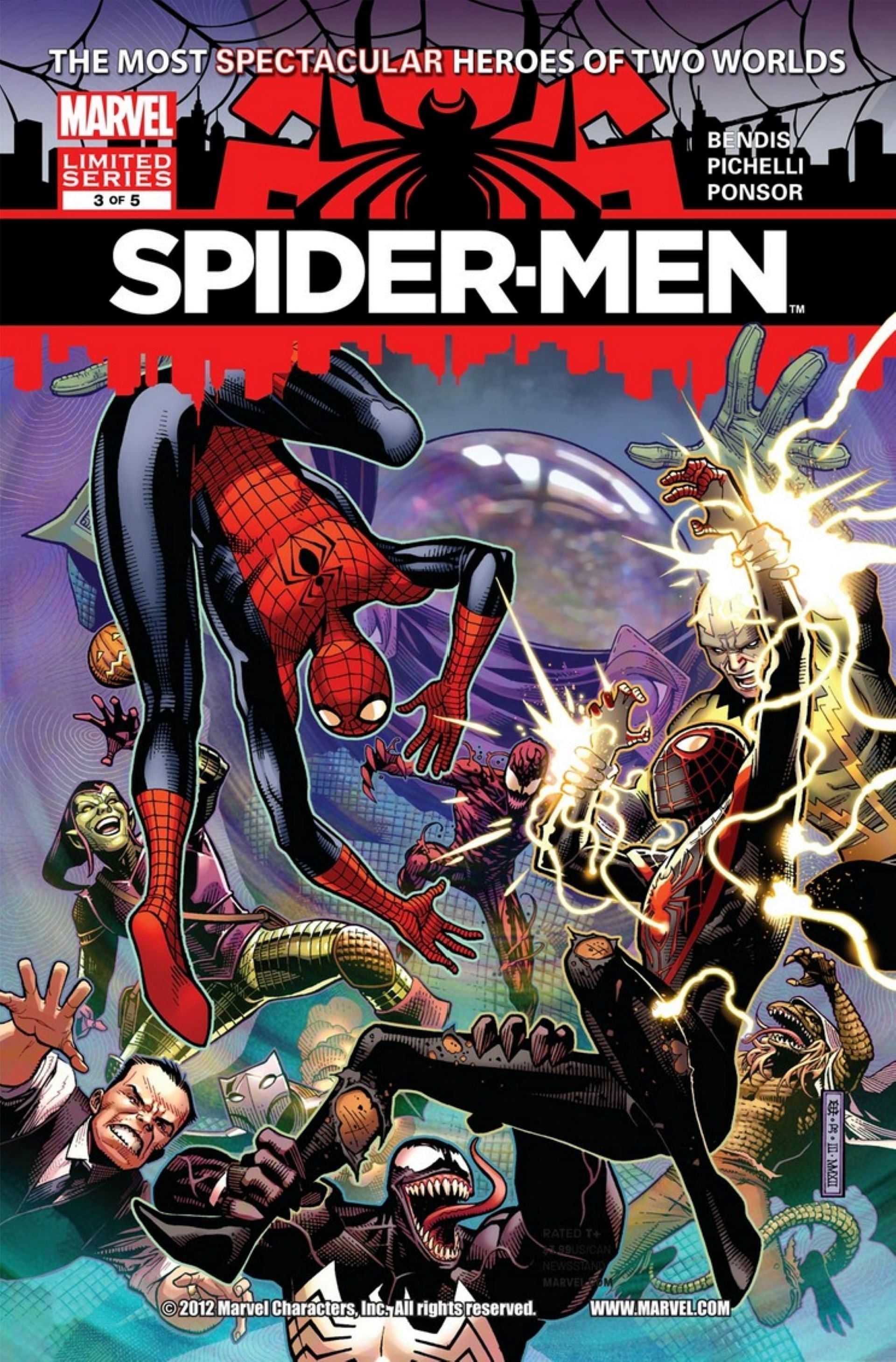 Spider-Men cover (Image via Marvel)