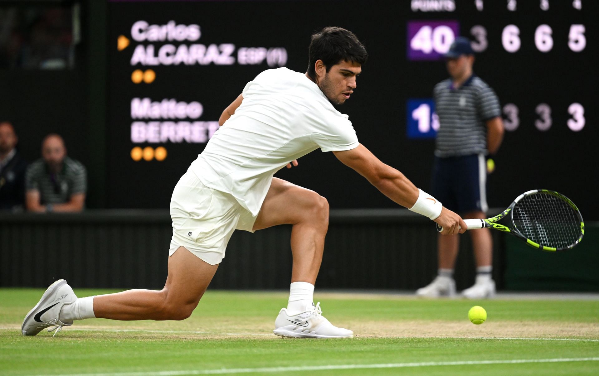 Carlos Alcaraz at the 2023 Wimbledon Championships