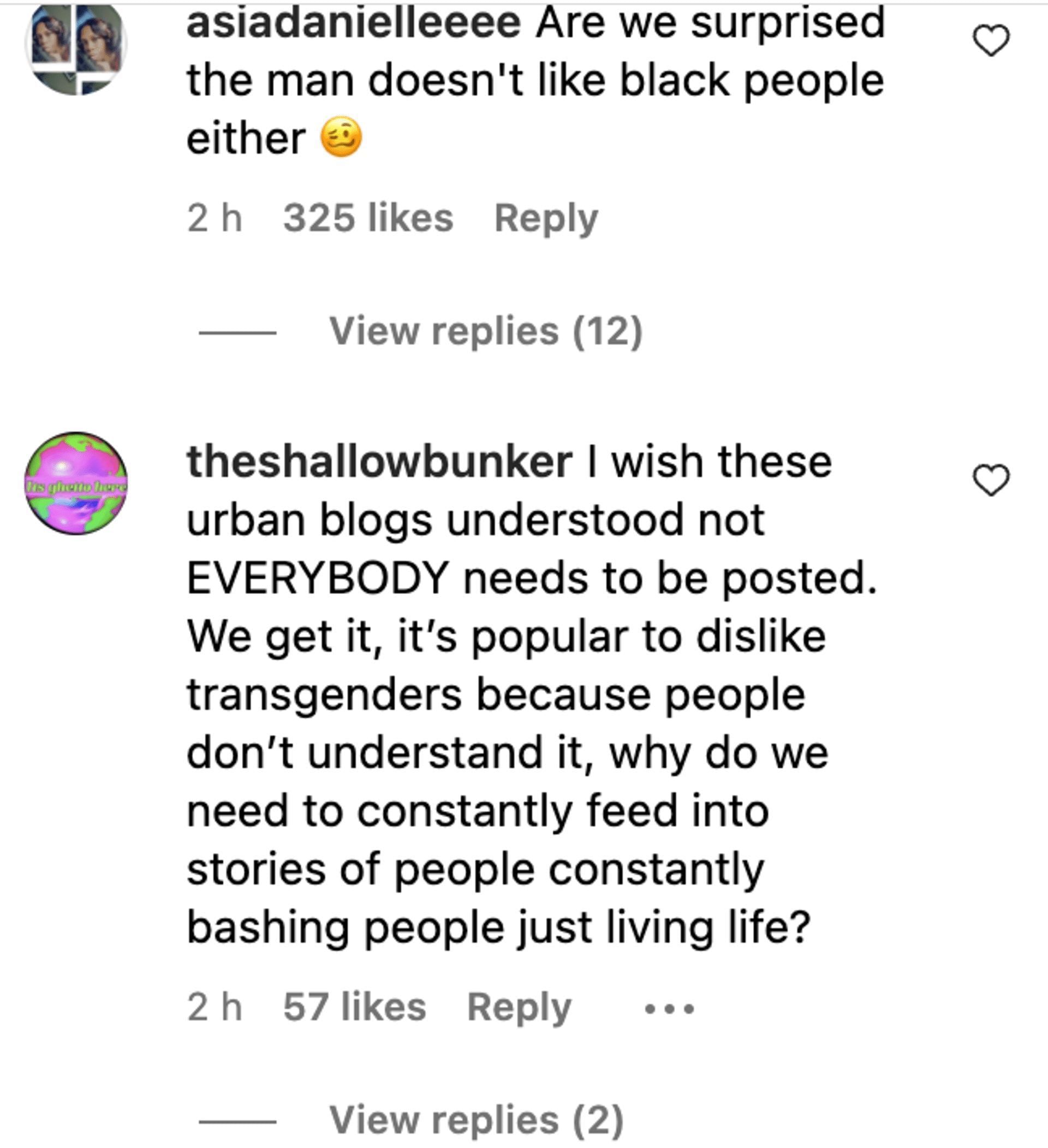 Social media users bashed the reality star as he poured in his thoughts about transgender children and LGBTQ+ kids. (Image via Instagram)