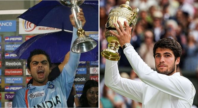 [Watch] When 2023 Wimbledon champion Carlos Alcaraz was compared to Virat Kohli