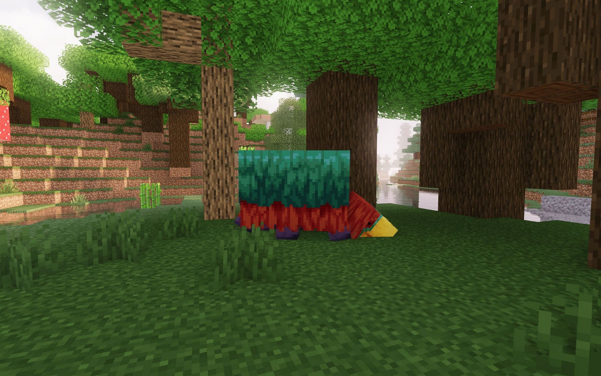 The newly added Sniffer (Image via Mojang)