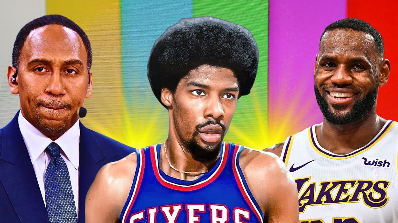 Stephen A. Smith calls out Dr. J for not including LeBron James in his top 10 all-time list