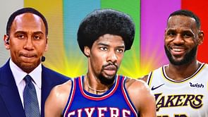 “You can not leave off LeBron James“ - Stephen A. Smith rebuts Julius Erving’s bizarre all-time top 10 list