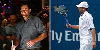 "I lapped the field in this category" - Andy Roddick jokes about his career racquet smash tally