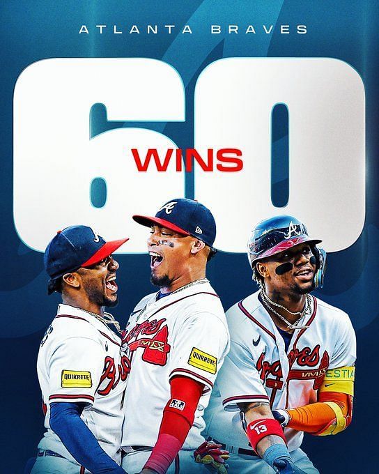 MLB fans roast Atlanta Braves as the team is first to win 60 games