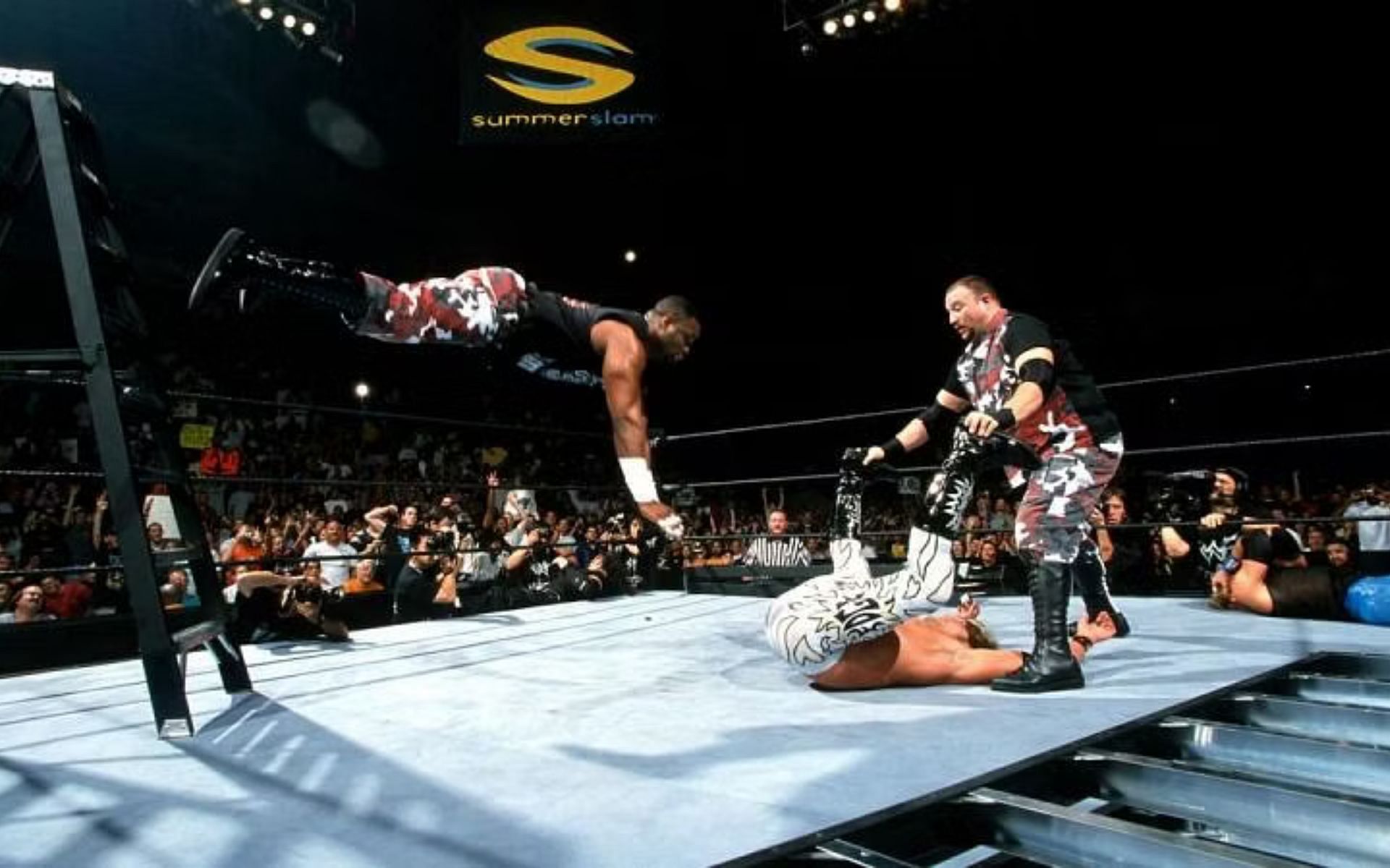The Dudleys, The Hardys, and Edge &amp; Christian put on a tag team classic!