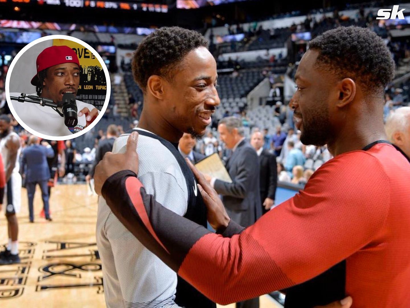 DeMar DeRozan says he drew inspiration from Dwyane Wade&rsquo;s agility and speed